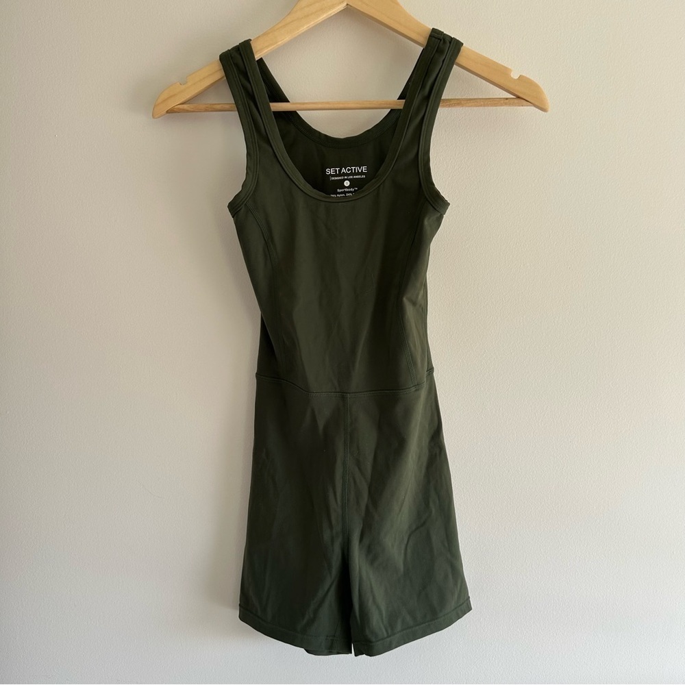 SET ACTIVE SPORTBODY® SHORTYSUIT ROMPER ALPINE SIZE S - Picture 3 of 8